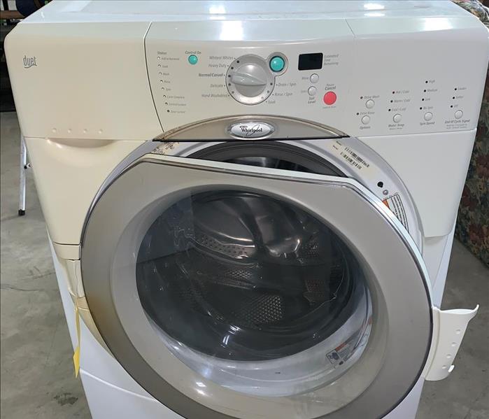 Clean and shiny white Washer
