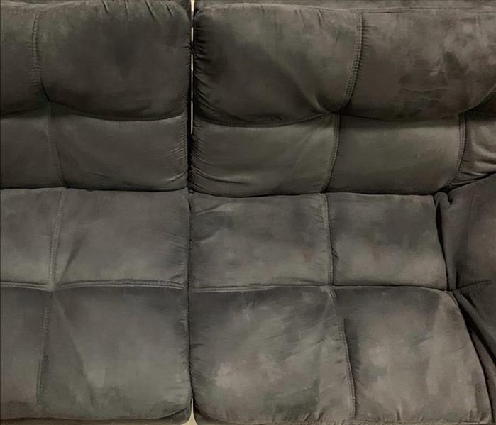 Clean black futon